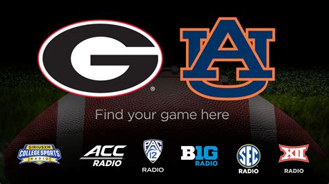 uga vs auburn radio station|georgia auburn radio station.